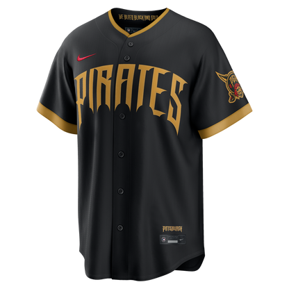 Konnor Griffin Pittsburgh Pirates Nike 2026 City Connect Stadium Jersey - Black