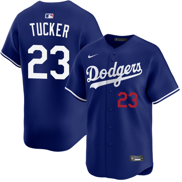 Men's #23 Kyle Tucker Los Angeles Dodgers Baseball Jersey