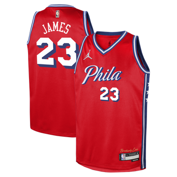 LeBron James Philadelphia 76ers  Swingman Jersey - Red - Statement Edition