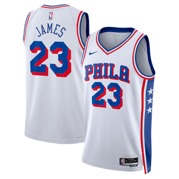 LeBron James Philadelphia 76ers  Swingman Jersey - Icon Edition - White