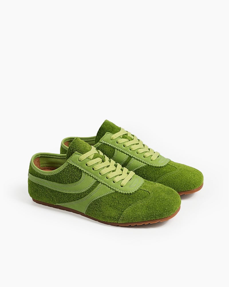 Color Pop Retro Suede Nappa Leather Sneakers