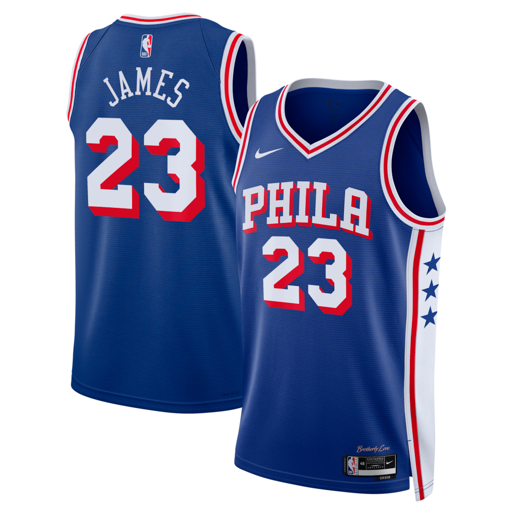 LeBron James Philadelphia 76ers  Swingman Jersey - Icon Edition - Royal