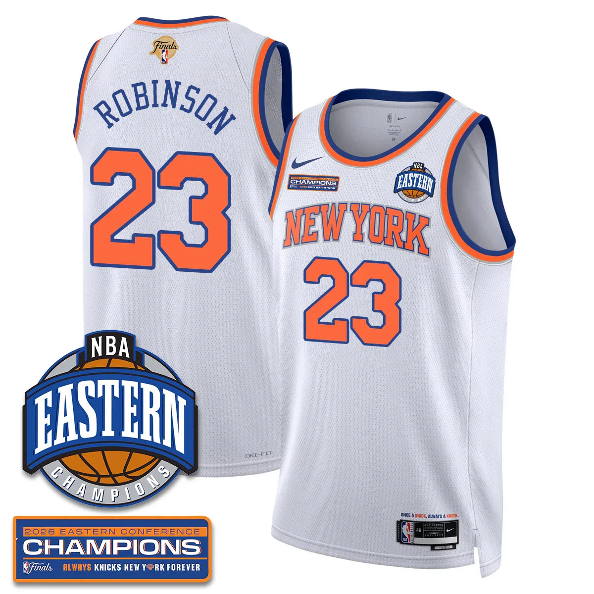 New York Knicks 2026 NBA Eastern Conference Champions Vapor Jersey - Stitched