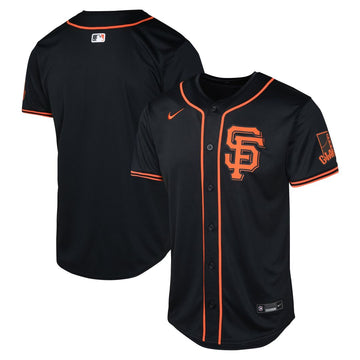 San Francisco Giants Nike Youth Alternate Limited Jersey - Black