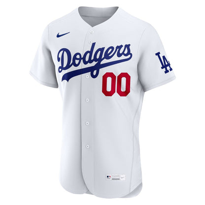 Los Angeles Dodgers Nike Home Authentic Custom Jersey - White