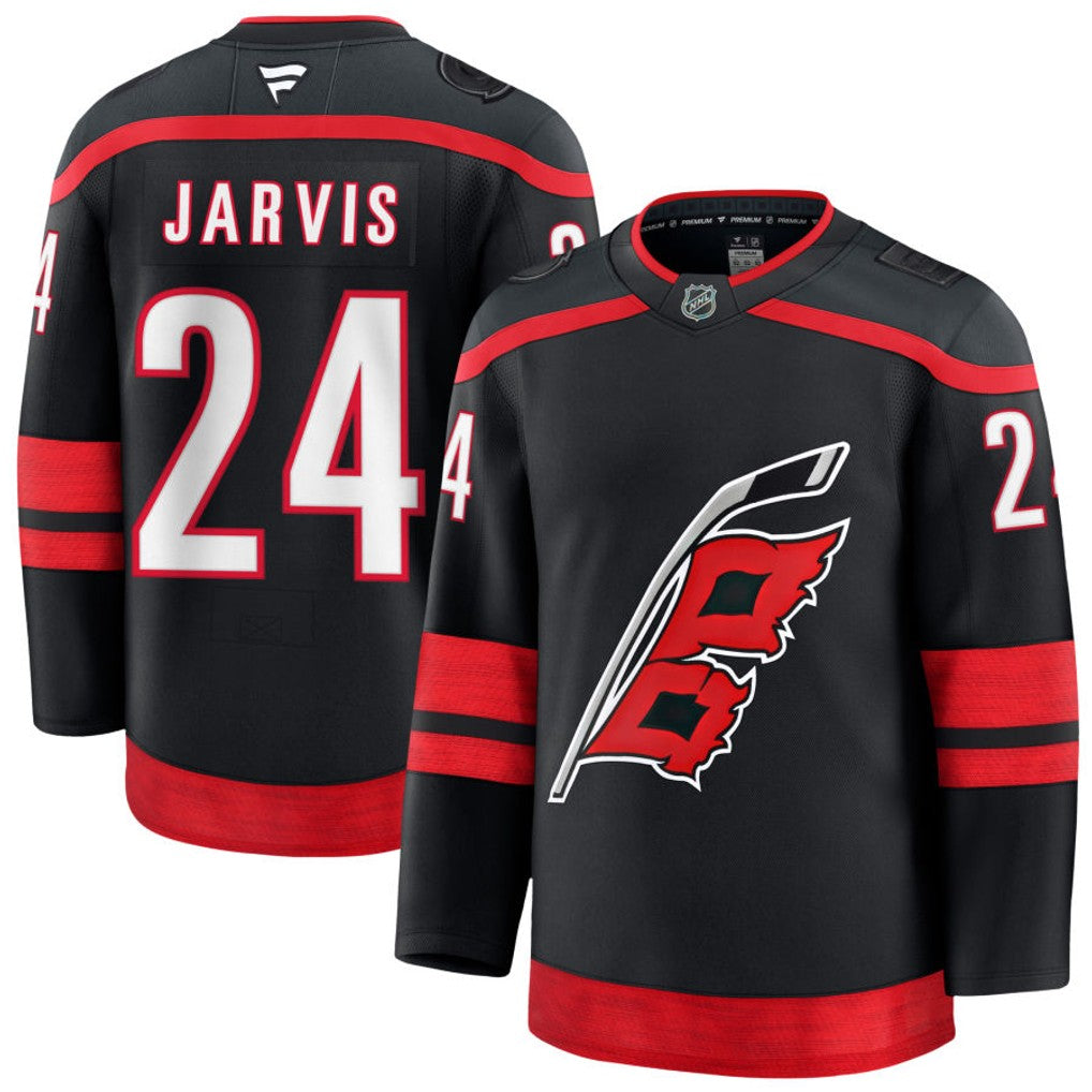 Men's #24 Seth Jarvis  Carolina Hurricanes NHL Jersey