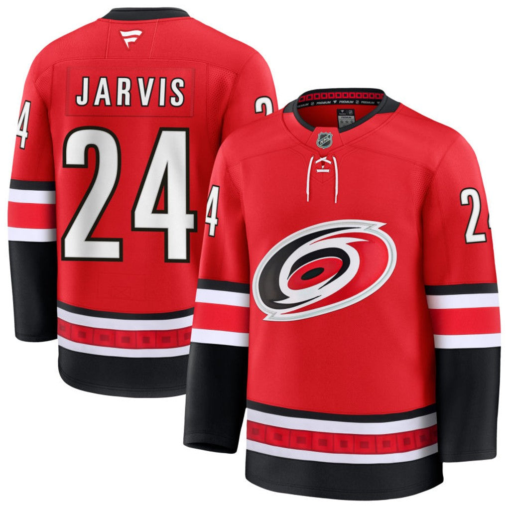 Men's #24 Seth Jarvis  Carolina Hurricanes NHL Jersey