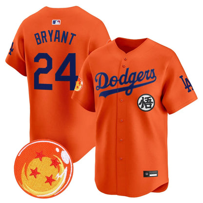 Men's Los Angeles Dodgers x Dragon Ball Vapor Premier Limited Jersey - Stitched