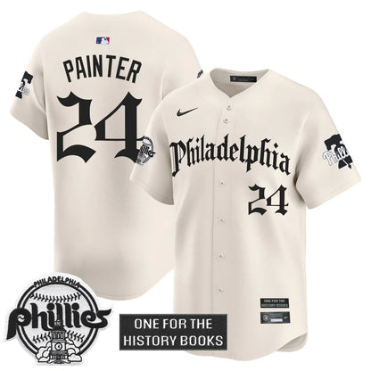Men's Phillies 'Retro Newspaper Edition' Vapor Premier Limited Jersey - All Stitched