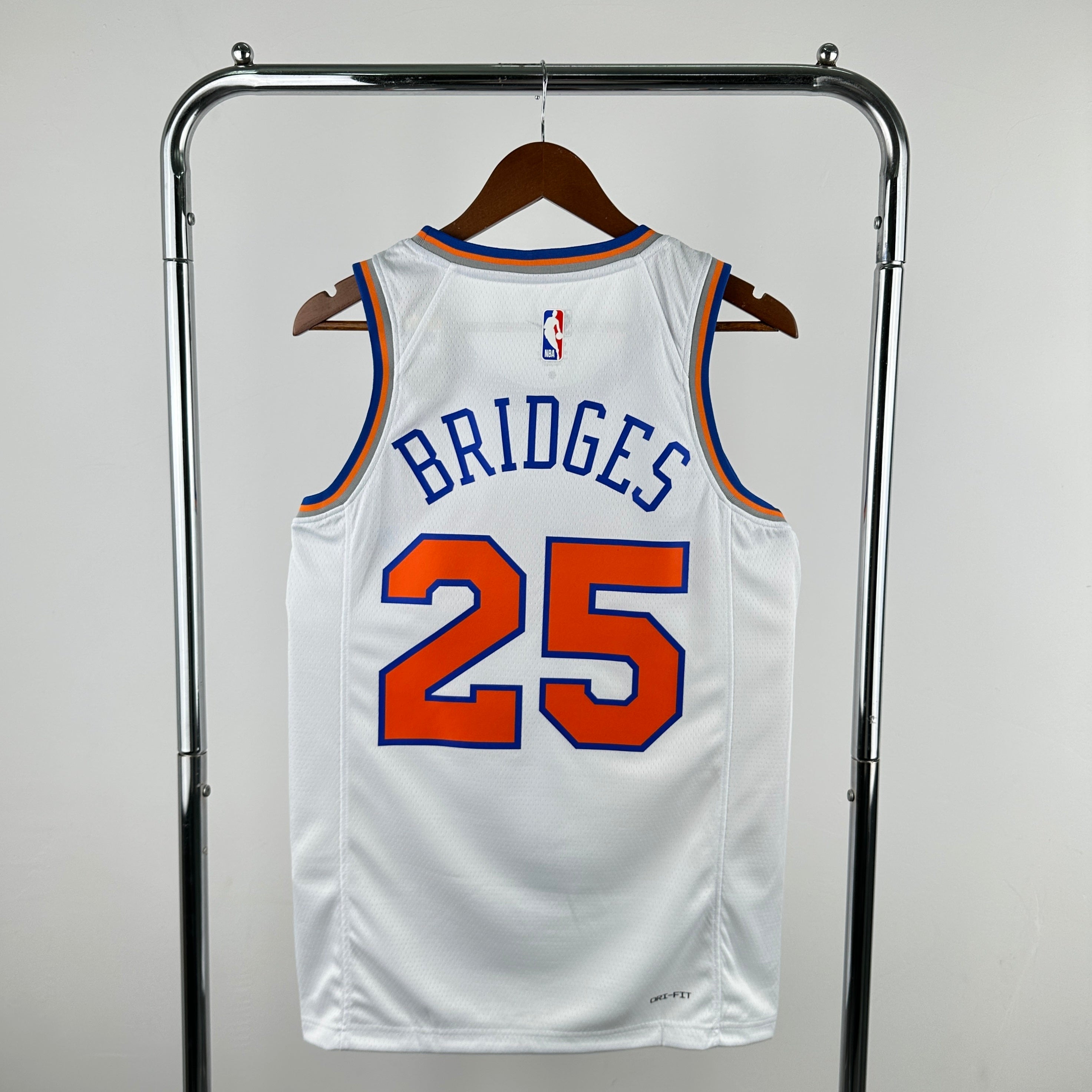 Men's #25 Mikal Bridges New York Knicks Basketball Jersey
