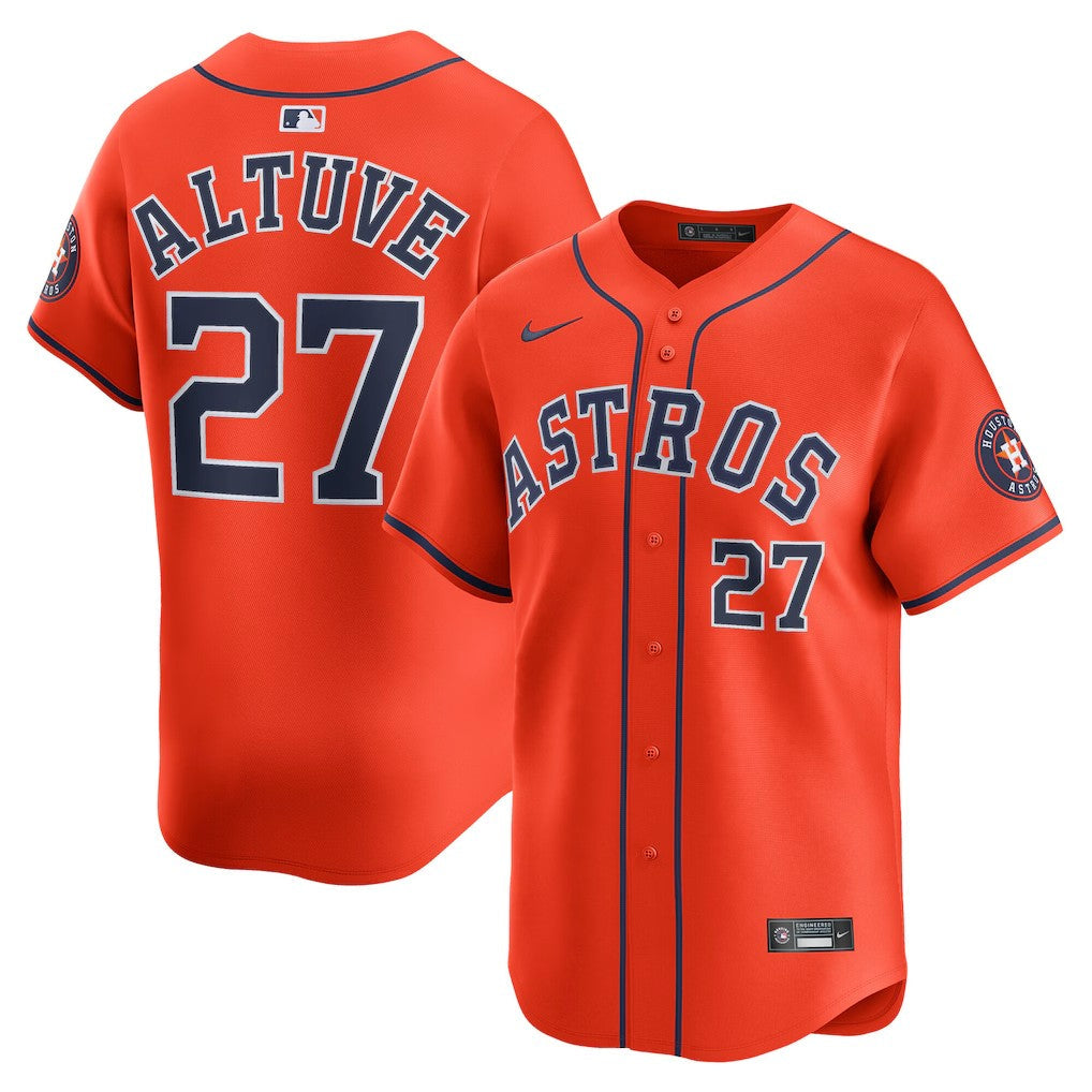 Men's #27 Jose Altuve Houston Astros  Baseball Jersey