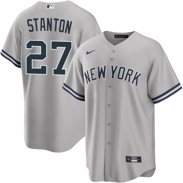 Men's New York Yankees #27 Giancarlo Stanton Baseball Jersey