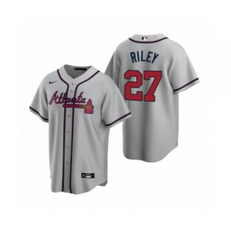 Men's #27 Austin Riley Atlanta Braves Baseball Jersey