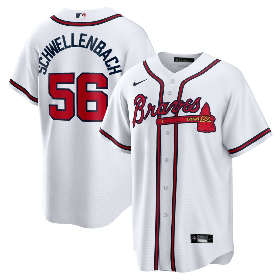 Spencer Schwellenbach Atlanta Braves Nike Home Replica Jersey - White