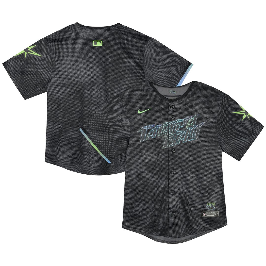 Tampa Bay Rays Nike Toddler City Connect Team Limited Jersey - Black
