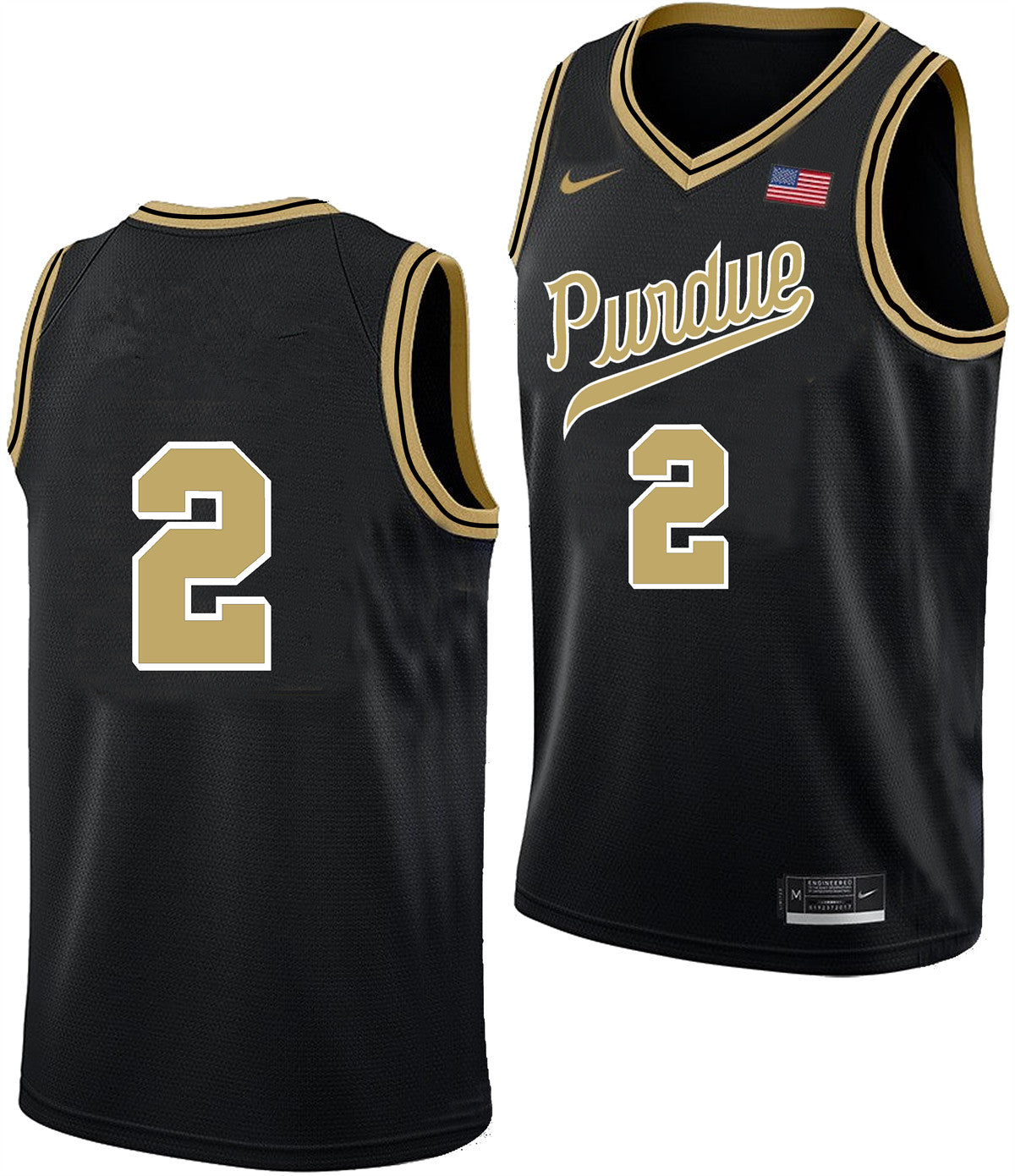 Men's #2 Fletcher Loyer  Purdue Boilermakers College Basketball Jersey