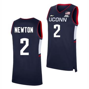 Men's #2 Tristen Newton UConn Huskies College Basketball Jersey