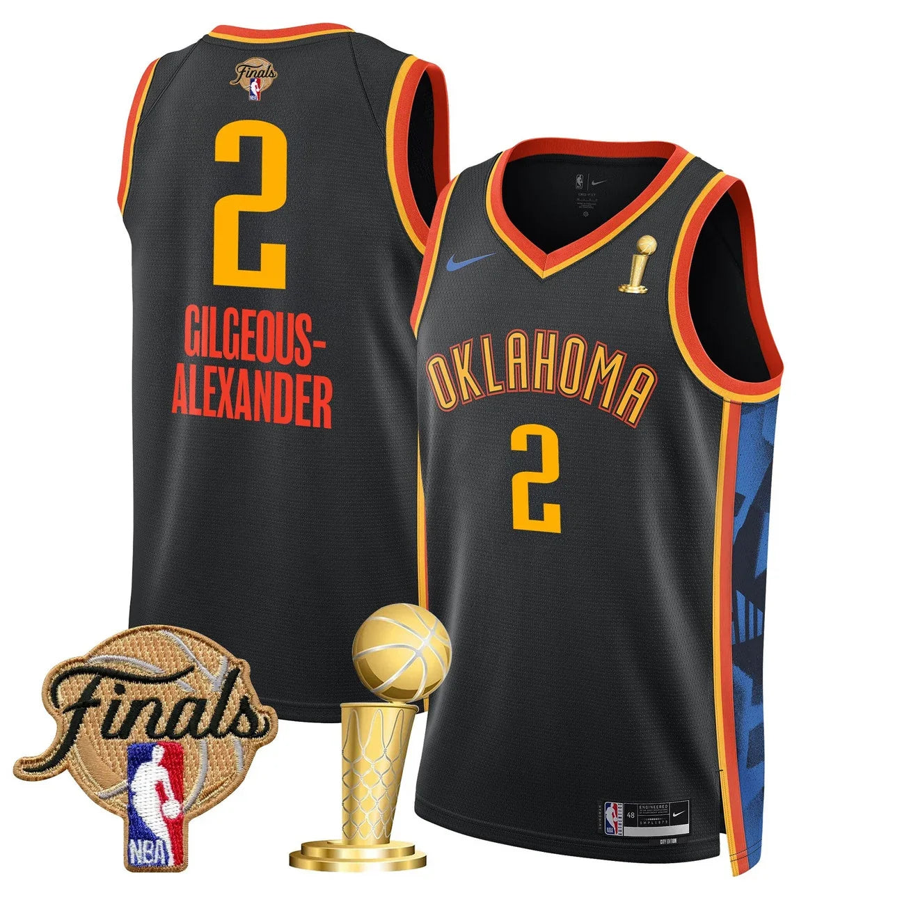 Men's Oklahoma City Thunder 2025 Champions Swingman Jersey - All Stitched