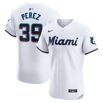 Eury Perez Miami Marlins Nike Home Elite Player Jersey - White
