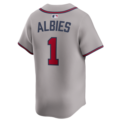 Ozzie Albies Atlanta Braves Nike Road Limited Player Jersey - Gray