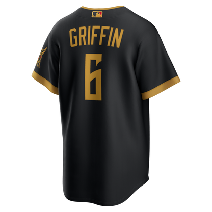 Konnor Griffin Pittsburgh Pirates Nike 2026 City Connect Stadium Jersey - Black
