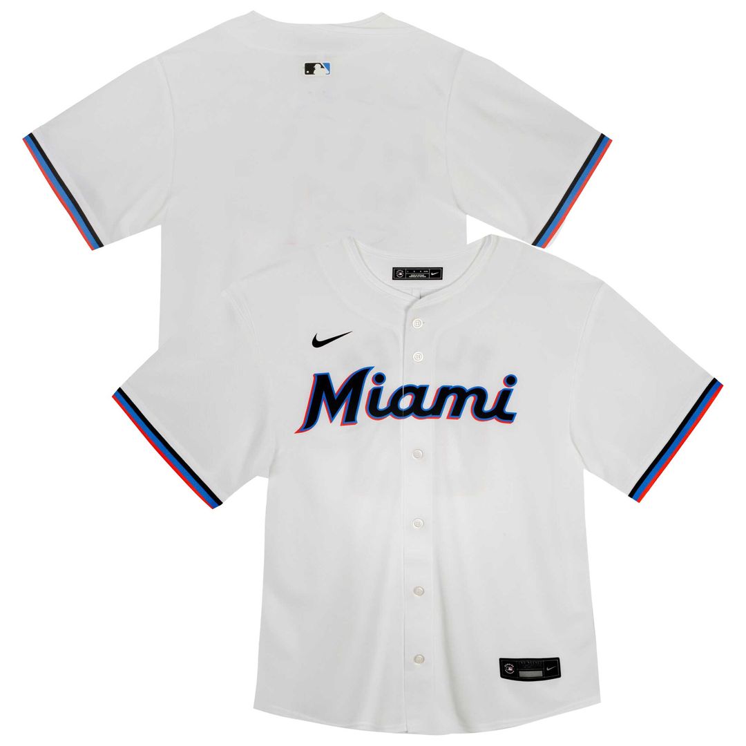 Miami Marlins Nike Youth Home Game Jersey - White