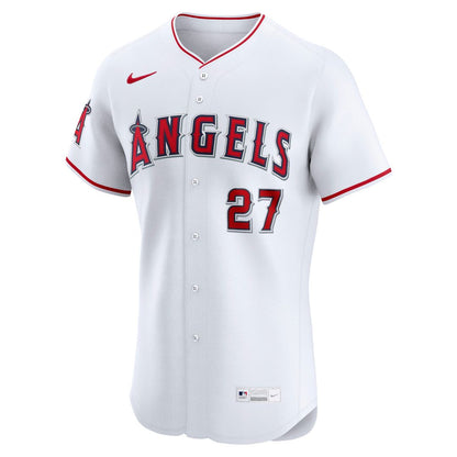Mike Trout Los Angeles Angels Nike Home ElitePlayer  Jersey - White