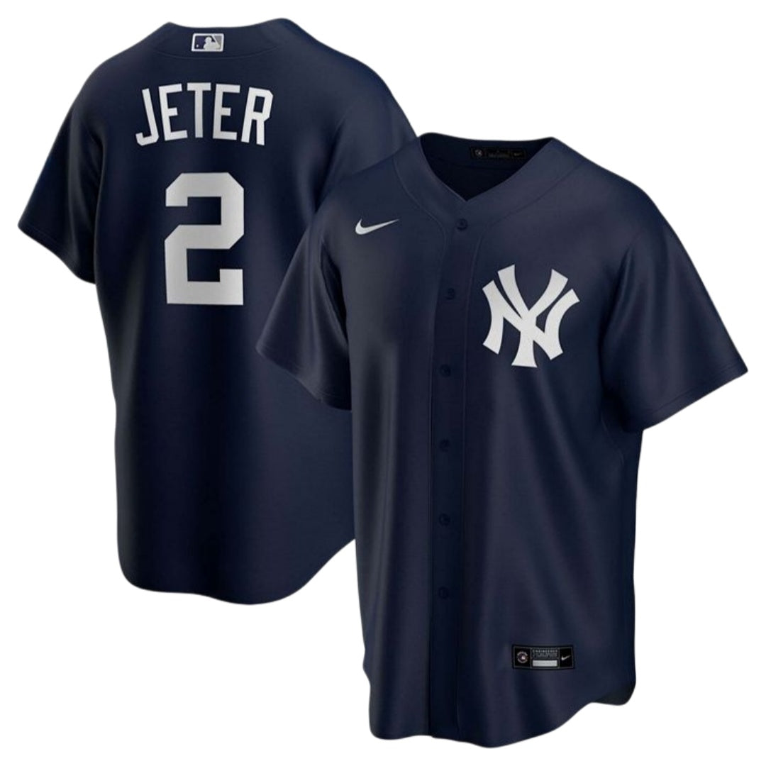 Men's New York Yankees #2 Derek Jeter Baseball Jersey