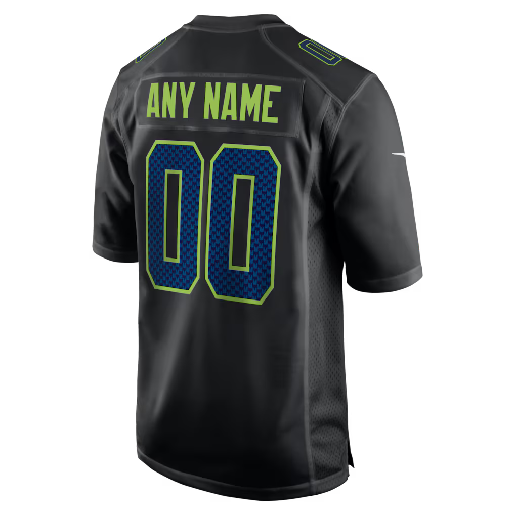 Seattle Seahawks Fashion Super Bowl Patch LX Patch Jersey - Custom