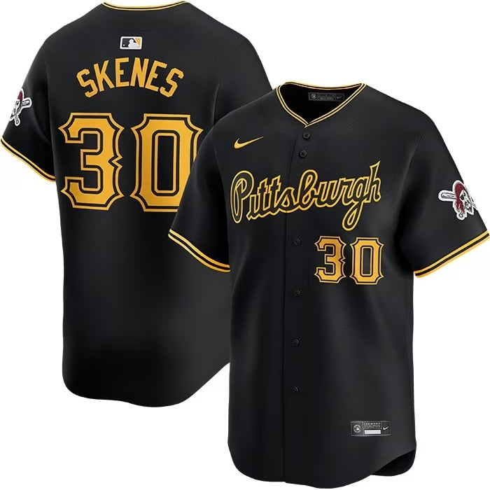 Men's #30 Paul Skenes Pittsburgh Pirates Baseball Jersey