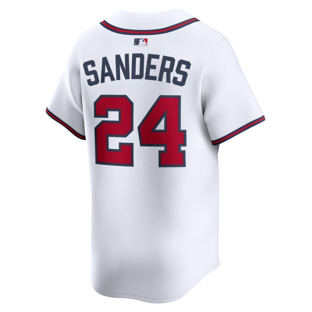 Deion Sanders Atlanta Braves Nike Limited Player Jersey - White