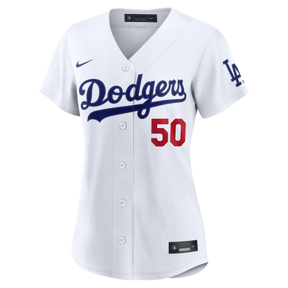 Mookie Betts Los Angeles Dodgers Nike Women's Home Stadium Jersey - White