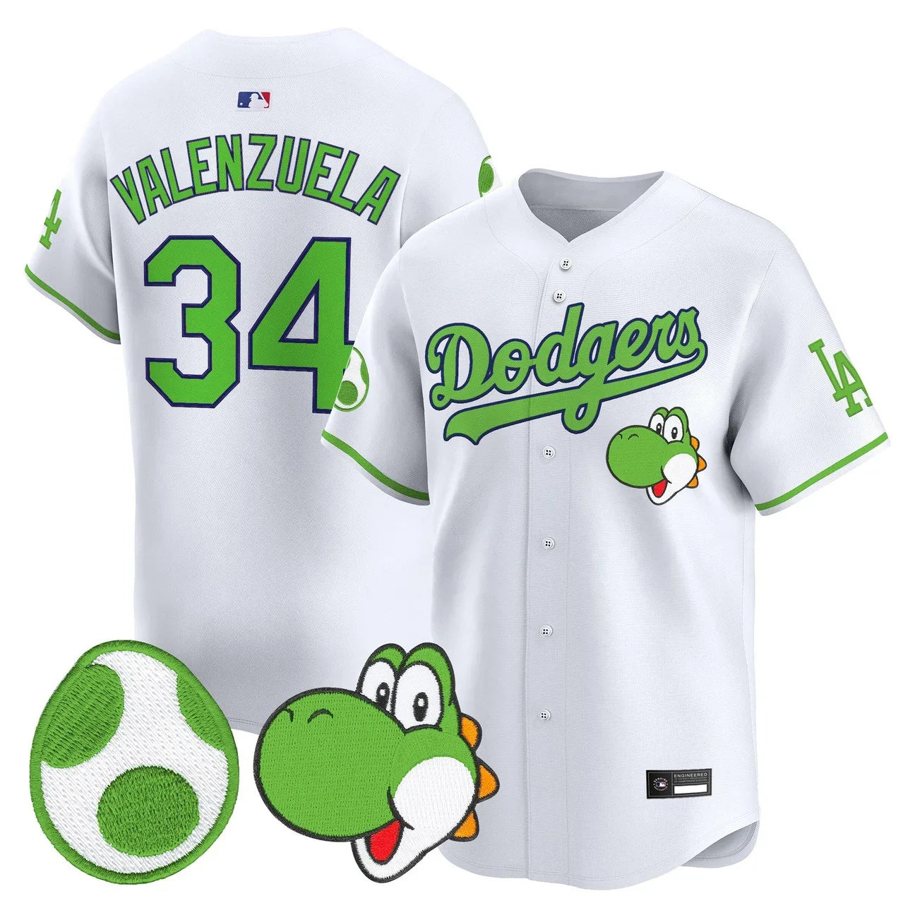 Men's Los Angeles Dodgers x Yoshi Vapor Premier Limited Jersey - All Stitched
