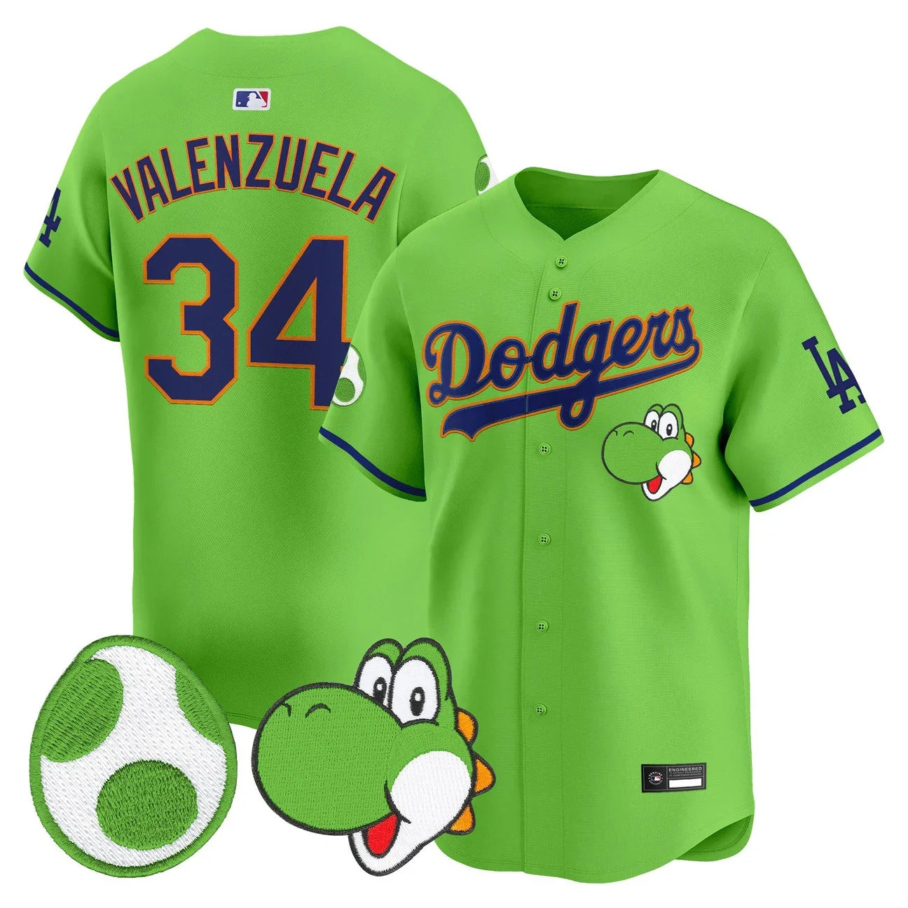 Men's Los Angeles Dodgers x Yoshi Vapor Premier Limited Jersey - All Stitched