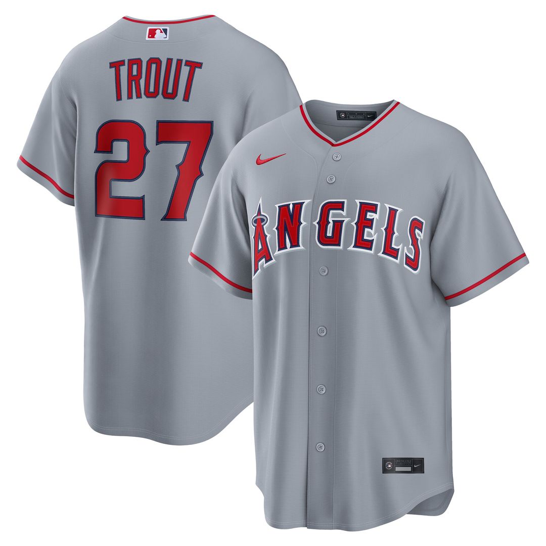 Mike Trout Los Angeles Angels Nike Alternate Replica Jersey - White