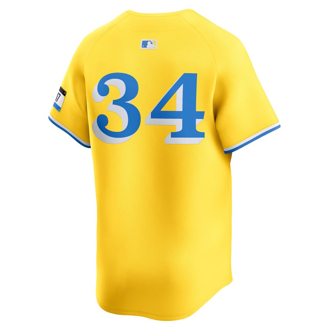 David Ortiz Boston Red Sox Nike City Connect Retired Player Jersey - Gold