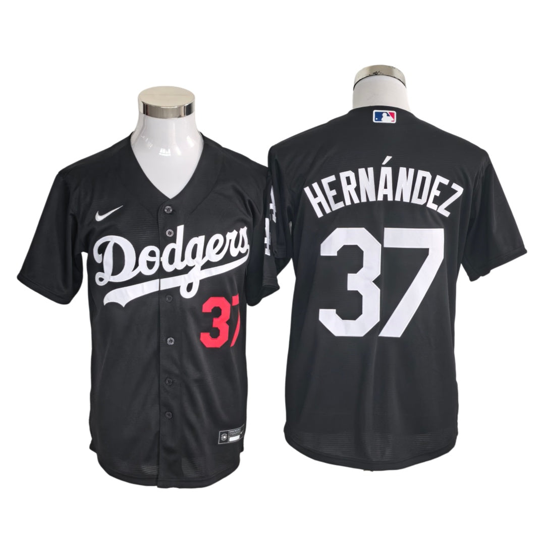 Men's #37 Teoscar Hernández Los Angeles Dodgers Baseball Jersey
