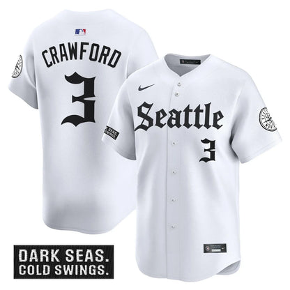 Men's Seattle Mariners 'Deep Sea Gothic Edition' Vapor Premier Limited Jersey - All Stitched
