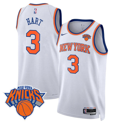 Men's New York Knicks Swingman Jersey V2 - All Stitched