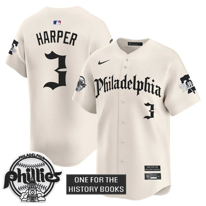 Men's Phillies 'Retro Newspaper Edition' Vapor Premier Limited Jersey - All Stitched