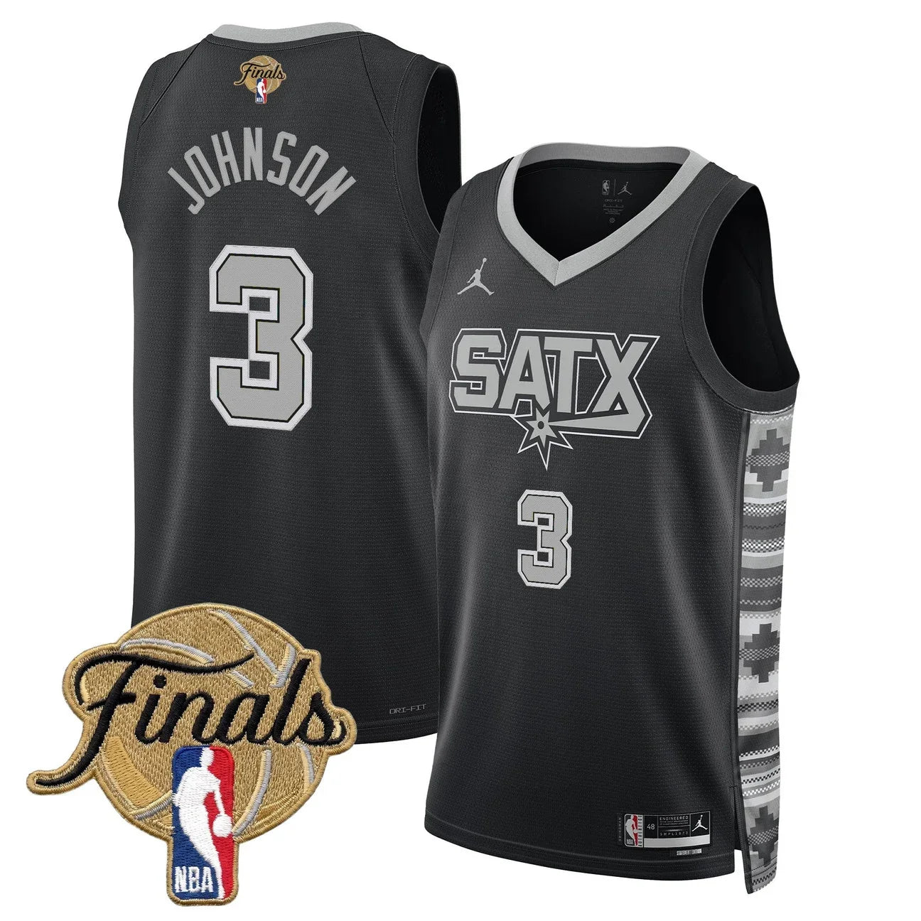 Men's San Antonio Spurs 2026 Finals Swingman Jersey - All Stitched