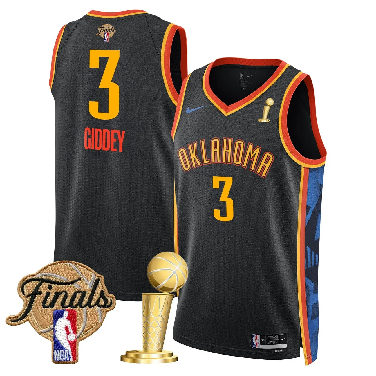 Men's Oklahoma City Thunder 2025 Champions Swingman Jersey - All Stitched