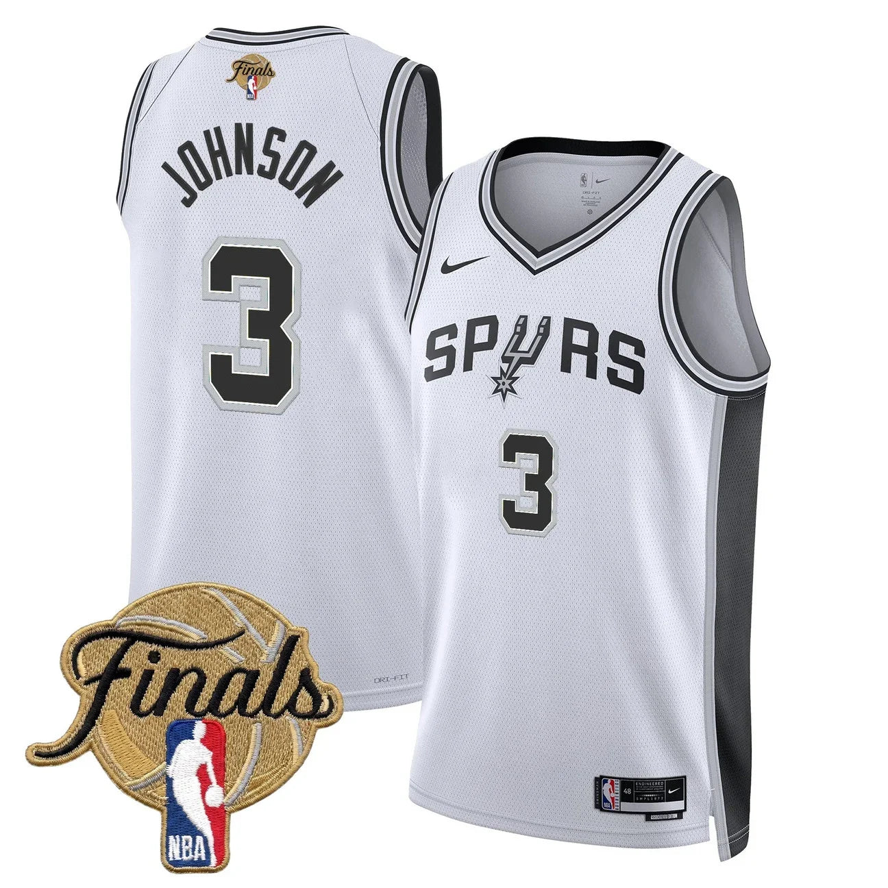 Men's San Antonio Spurs 2026 Finals Swingman Jersey - All Stitched