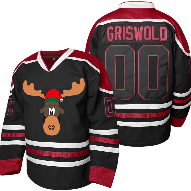 【Christmas Big Sale🔥】Christmas Style 'Griswold' Embroidered Hockey Jersey
