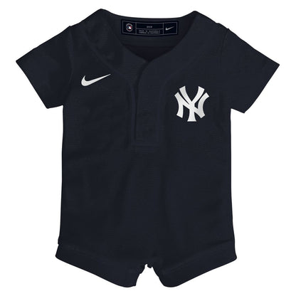 New York Yankees Nike Newborn Alternate Replica Romper Jersey - Navy