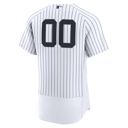 New York Yankees Nike Home Authentic Custom Jersey - White