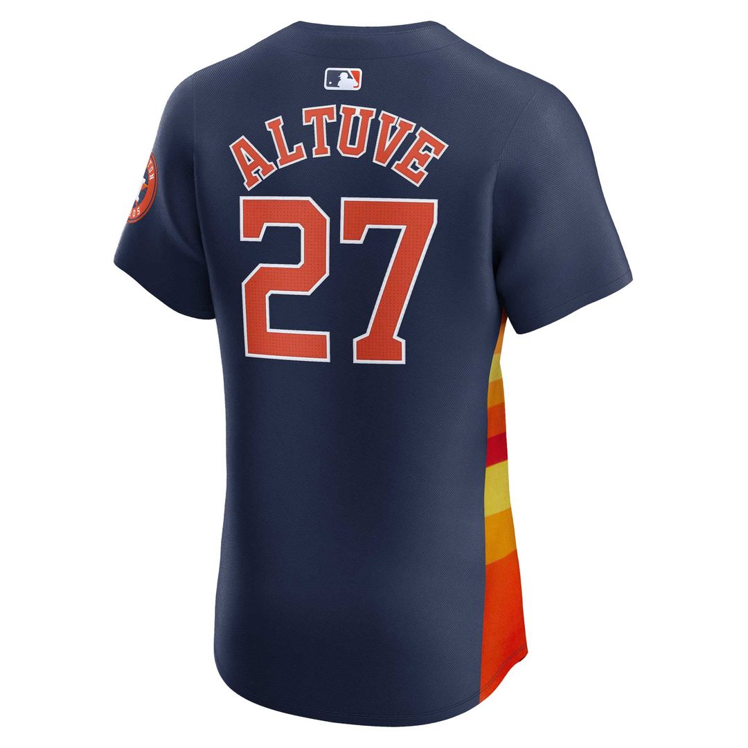 Jose Altuve Houston Astros Nike Alternate Elite Player Jersey - Navy