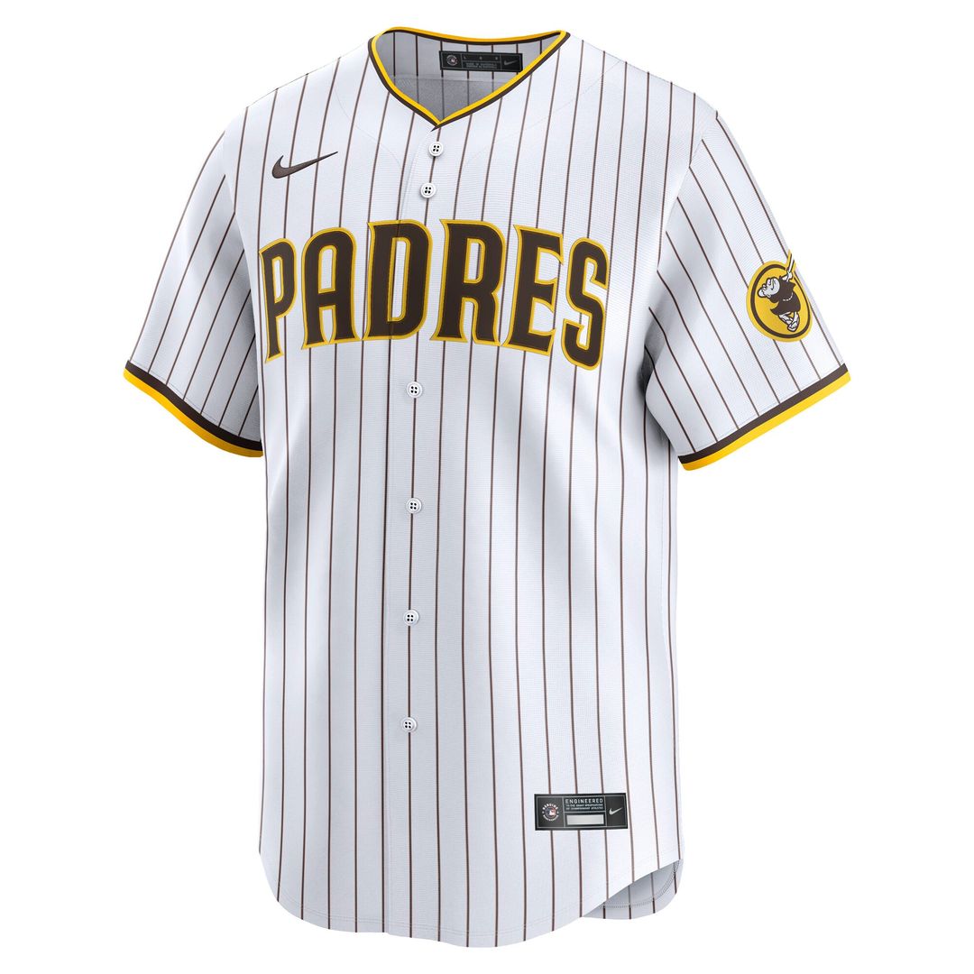 San Diego Padres Nike Home Limited Jersey - White
