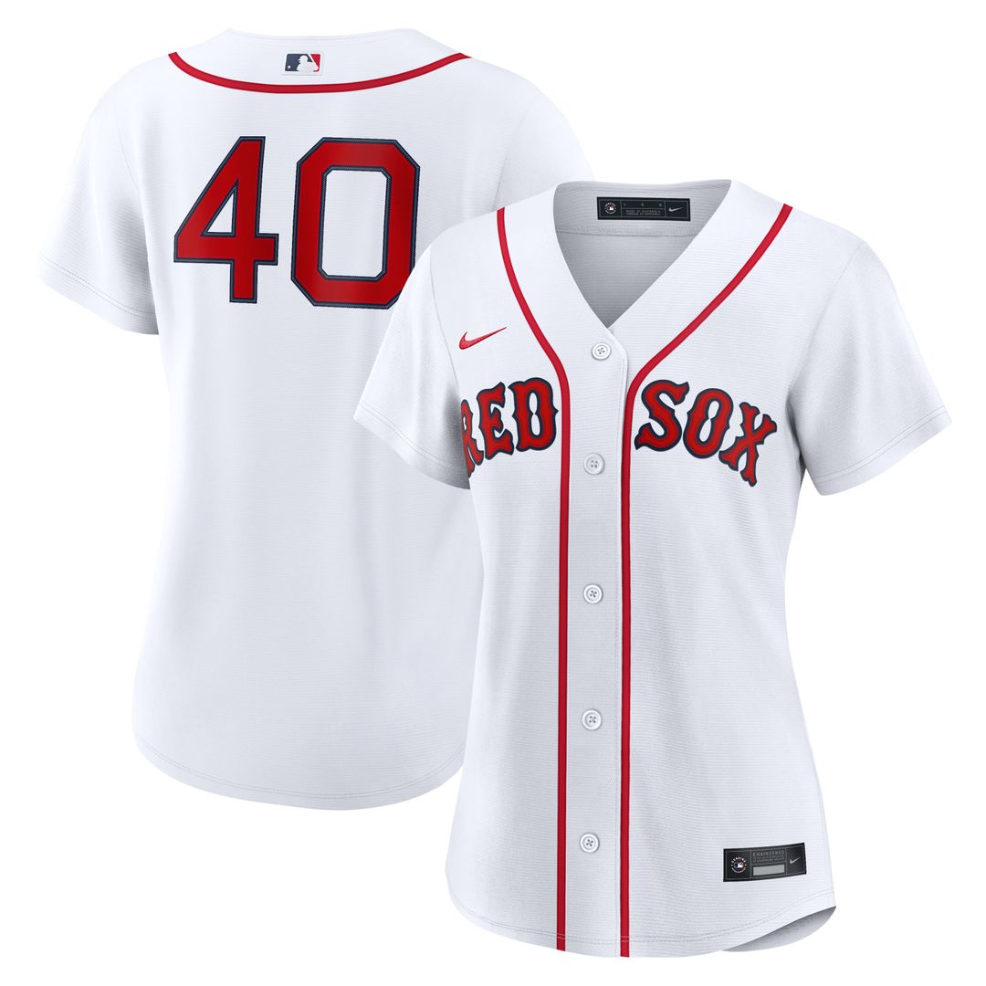 Willson Contreras Boston Red Sox Nike Women's Home Replica Jersey - White