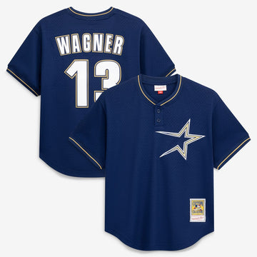 Billy Wagner Houston Astros Mitchell & Ness Authentic Batting Practice Jersey - Navy